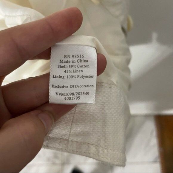 Coldwater creek jacket womens ivory embroidered floral jacket size 10 - Picture 7 of 11